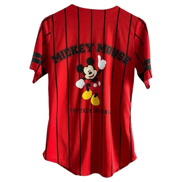 Disney Red and Black Mickey Mouse Jersey - Picture 2 of 4